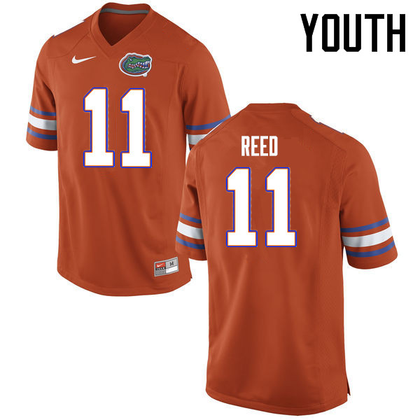 Youth Florida Gators #11 Jordan Reed College Football Jerseys Sale-Orange